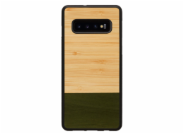 Pouzdro MAN&WOOD SmartPhone Galaxy S10 Plus bambus lesní černý