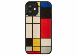 MAN&WOOD case for iPhone 12 mini mondrian wood black