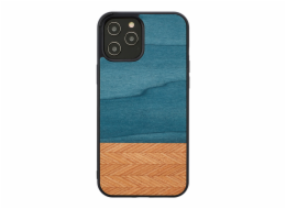 Pouzdro MAN&WOOD pro iPhone 12 Pro Max denim černé