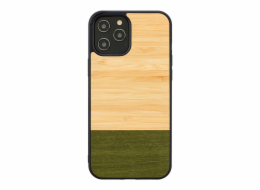 Pouzdro MAN&WOOD pro iPhone 12 Pro Max bambus lesní černý