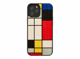 Pouzdro MAN&WOOD pro iPhone 12 Pro Max mondrian wood black