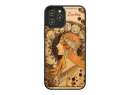 Pouzdro MAN&WOOD pro iPhone 12 Pro Max zodiac černé