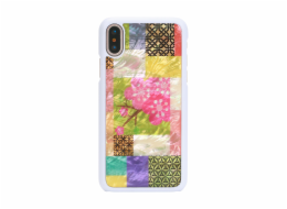 Pouzdro iKins SmartPhone iPhone XS/S třešňový květ bílý