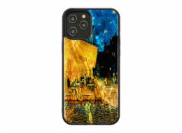 Pouzdro iKins pro Apple iPhone 12/12 Pro cafe terasa černé