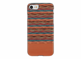 Pouzdro MAN&WOOD pro iPhone 7/8 hnědé kostkované černé