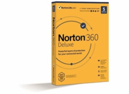 NORTON 360 DELUXE 50GB +VPN 1 uživatel pro 5 zařízení na 1 rok - BOX