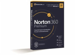 NORTON 360 PREMIUM 75GB +VPN 1 uživatel pro 10 zařízení na 1 rok BOX