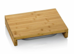 Prkénko krájecí se zásuvkou KENINA bambus 36 x 27 x 7 cm KL-12552