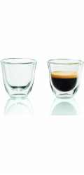DeLonghi DeLonghi Espresso Szklanka termiczne 60ml, 2 sztuki (5513214591)