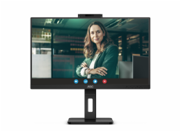 AOC LCD 24P3CW 23,8" IPS/1920x1080@75Hz/4ms/300cd/1000:1/HDMI/DP/USB-C dock/4xUSB 3.2/RJ45/Webcam/Repro/Pivot/VESA