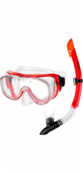 Spokey LUZON Panoramatický šnorchlovací set: maska a šnorchl
