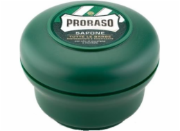 Proraso prorid zelené holicí mýdlo v plastovém kelímku s zvlhčujícím a ochranným efektem 150 ml