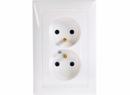 Legrand Double Nest Valena z/U 16a IP20 White - 770078
