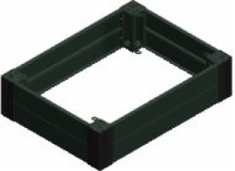 Schneider soklus do přední části krytu + zadní 100 x 600 mm (NSYSPF6100)