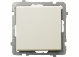 Ospel Jednopólový spínač Sonata 16AX IP20 ecru (LP-1R/m/27)