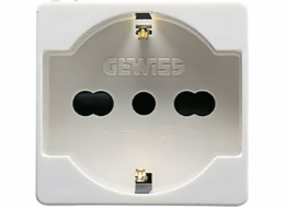Gewiss Gniazdo 2P+E standard włoski/niemiecki 16A 250V białe (GW20246)