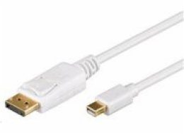 PremiumCord Displayport Mini Cable - Displayport 1M White (KPort2-01)