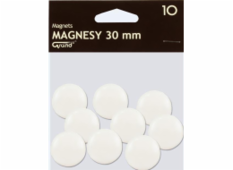 Grand Magnes 30mm White 10pcs Grand - 190313