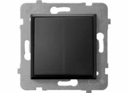 Ospel Aria černá metalíza (LP-3U/m/33) Schodišťový spínač
