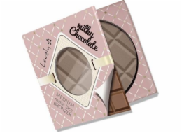 Krásná mléčná čokoládová střední tvář Bronzer čokoláda Matte obličej a tělový bronzing prášek 9g
