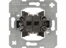 ONE PLATFORM MECHANISM SHUTTER BUTTON 1-POLE 2X SPRING TERMINALS 10A 250V