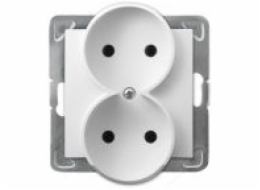 Ospel Impressja White Module 2x B/U SCRAMPS 16A 250V (GP-2Y/M/00)