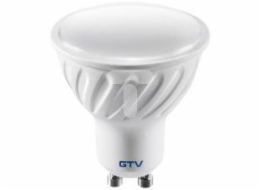 GTV LED žárovka SMD 2835 Neutrální bílá GU10 7,5 W AC 220-240V 50-60Hz Úhel osvětlení 120 stupňů. 570lm 65Ma (LD-PC7510-40)
