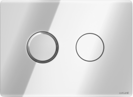 Tlačítko Cersanit Accento pro opláchnutí pro toaletní chromový lesk