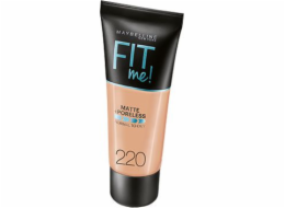 Maybelline Fit Me Liquid Foundation Matting Facial Foundation 220 Natural Beige 30 ml