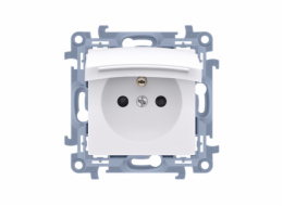 KONTAKTUJÍCÍ SIMON Single Plug-In Socket pro verzi IP44 White Flap 16A (CGZ1BU.01/11)