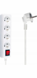 Libox Power Strip 4 Sockets 1,5 m White (LB0083-1.5)