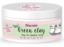 Nacomi Natural Green Clay s hluboce čisticí a svíravými operacemi 65 ml