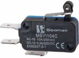 Páka miniaturního konektoru Spamel s krátkým válcem (MSV104C)