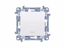 Kontaktní jednorázový konektor SIMON s LED podsvícení White 10AX (CW1L.01/11)