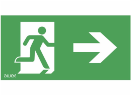 Awex pictogram Man in the Door Arrow vpravo 150 x 300 mm (PD25)