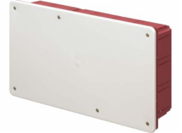 Elettrocanali Flat Shipping s Cover Series 350 152 x 100 x 70 mm červeno-bílý (EC350C4)