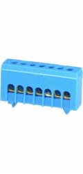 SIMET Connect k TS35 Izolované neutrální n 7-pole 7x16mm2 modrá 870N-7FS (89820003)
