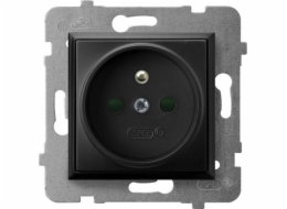 Ospel Aria Single Socket s/U se srážením aktuální stopy Black Metallic GP-1UZP/M/33