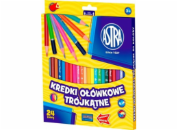 Astra Triangular Tužky tužky 24 barev (058993)