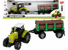 Mega Creative My Ranch Traktor s přívěsem 25 cm se světlem a zvuky