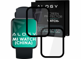 ALOGY FULL GEUE 2x Flexibilní 3D sklo pro Xiaomi Mi Watch (China Version) Black Universal