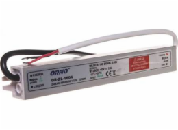 Orno napájení pro osvětlení LED 170-265V AC/12V DC 30W IP67 (OR-ZL-1604)