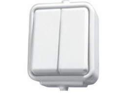 Schneider Electric Cedrový hermetický vypínač na svíčku 10A IP44 černý (WNT500C05)