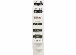 Zamel Indikátor napájení 230V/400V 3xLED zelená LKM-01-20 (EXT10000037)