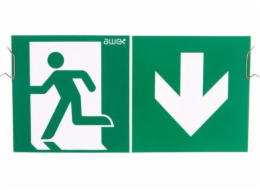Awex Plexea Exit P + Upevňovací přílohy + Pictogram PU31 PU41 - ETE/PLX/PU31, PU41