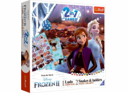 Trefl Game 2v1 Chinese Snakes and Ladders Frozen 2