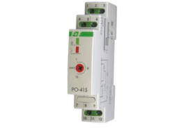 PO-415 TIMER RELAY 10A 1P 1-15MIN 1M 230V AC DELAYED FALLING OFF