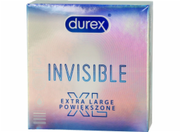 Durex durex kondomy neviditelné extra velké xl - zvětšené 1op. -3 ks