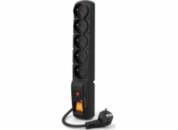 ACAR F5 Power Strip 5 hnízda 2,5 m černá (W2052) ACAR F5 Power Strip 5 hnízda 2,5 m černá (W2052)