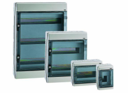 RN65 PLASTIC SWITCHGEAR NT 8M 1X 8M IP65 IK09 200X200X115.6 SMOKE DOOR GREY